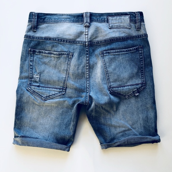 cotton on mens denim shorts